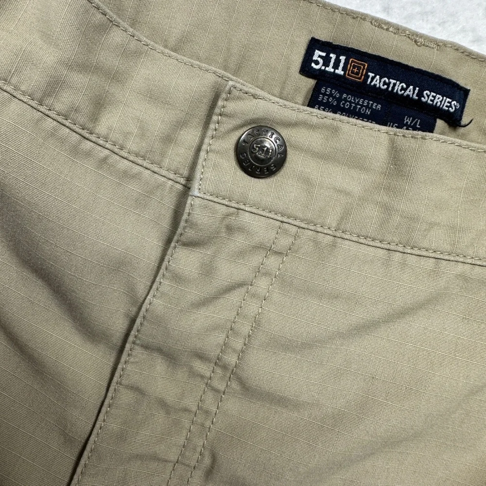 5.11 Tactical Series Pants Mens 42/30 Khaki Ripstop Cargo Trousers 74273